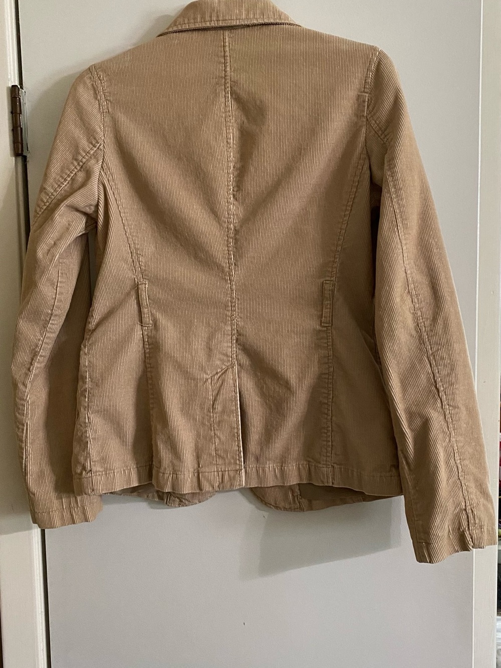 Merona Corduroy Blazer Jacket in Tan - Women's Casual Tailored Coat - Picture 3 of 12